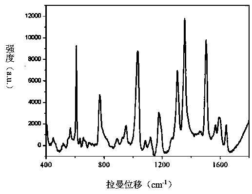 SERS (Surface-Enhanced Raman Spectroscopy) substrate taking insoluble fiber as template and preparation method thereof