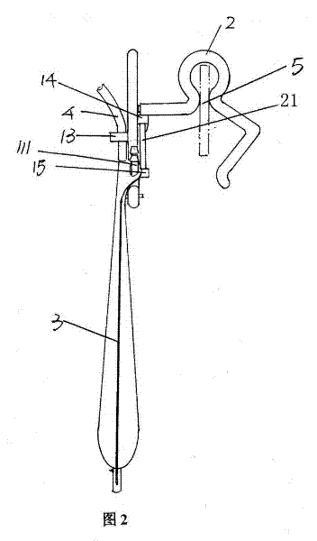 Bag hanging device for infusion bag