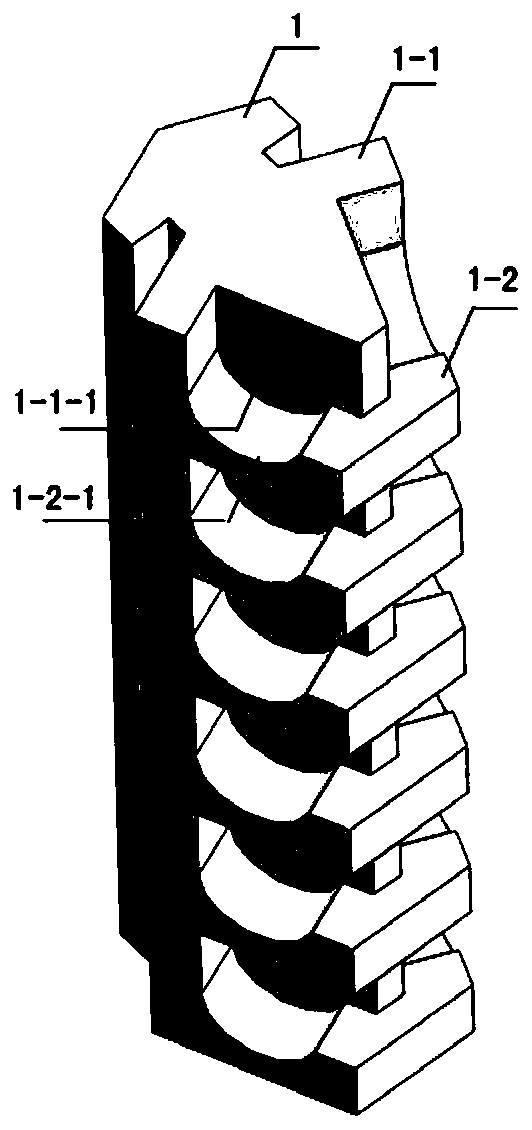 Wire placing brick and low-heat-waste and high-heat-efficiency electric heating structure