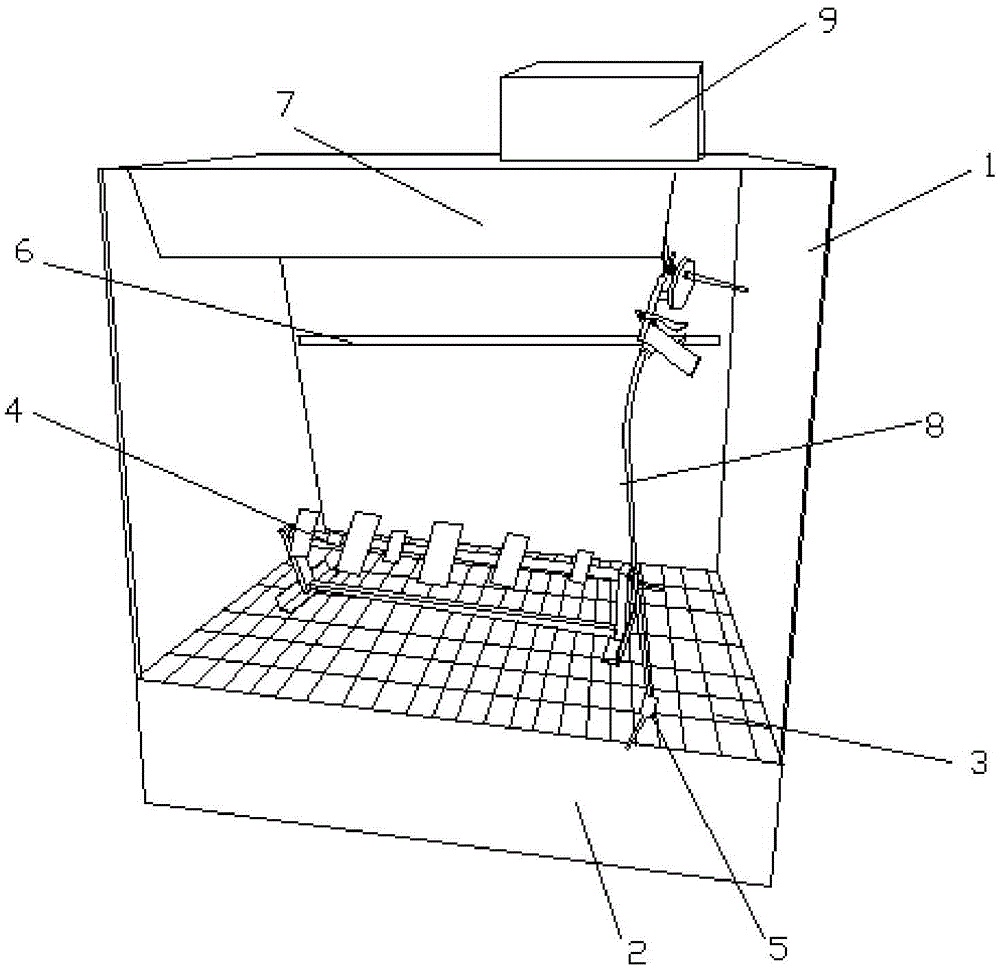 Paint spray booth