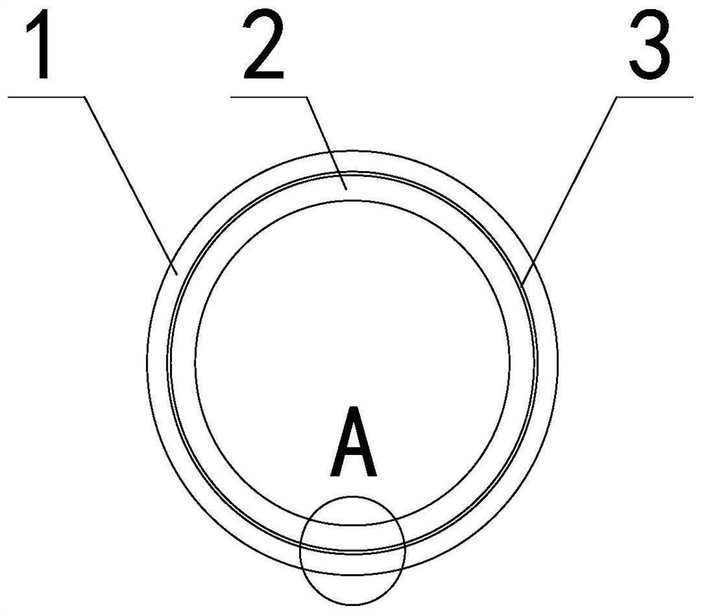 A preparation method of composite anti-corrosion, wear-resistant and high-temperature-resistant pipe