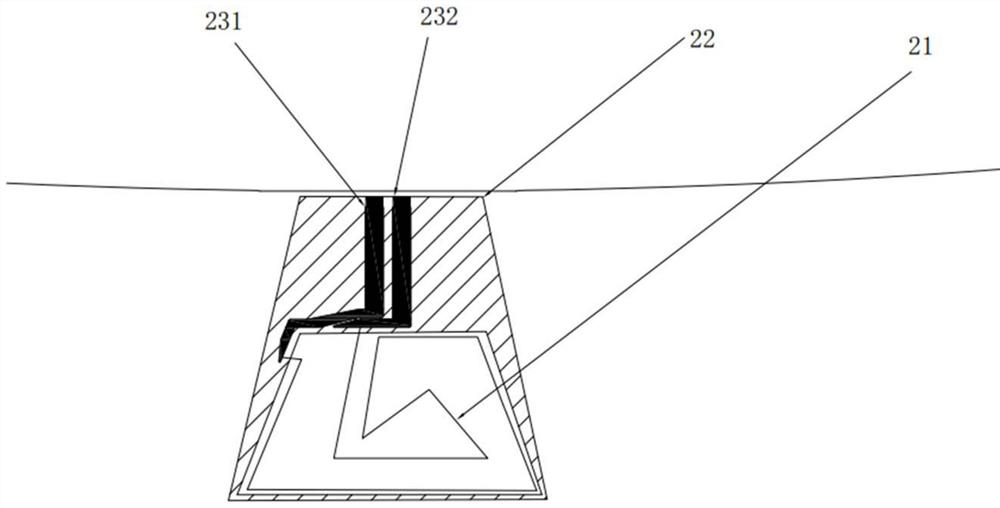 Front windshield with high-definition camera area and manufacturing method