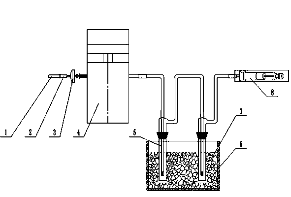 Method for capturing main components in smoke releasing substances of electronic cigarette