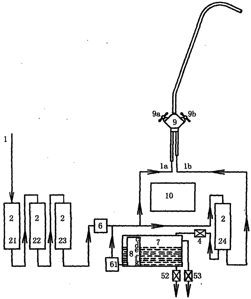 Double-pump water purifier switchable water production method with concentrated drain water recovery device