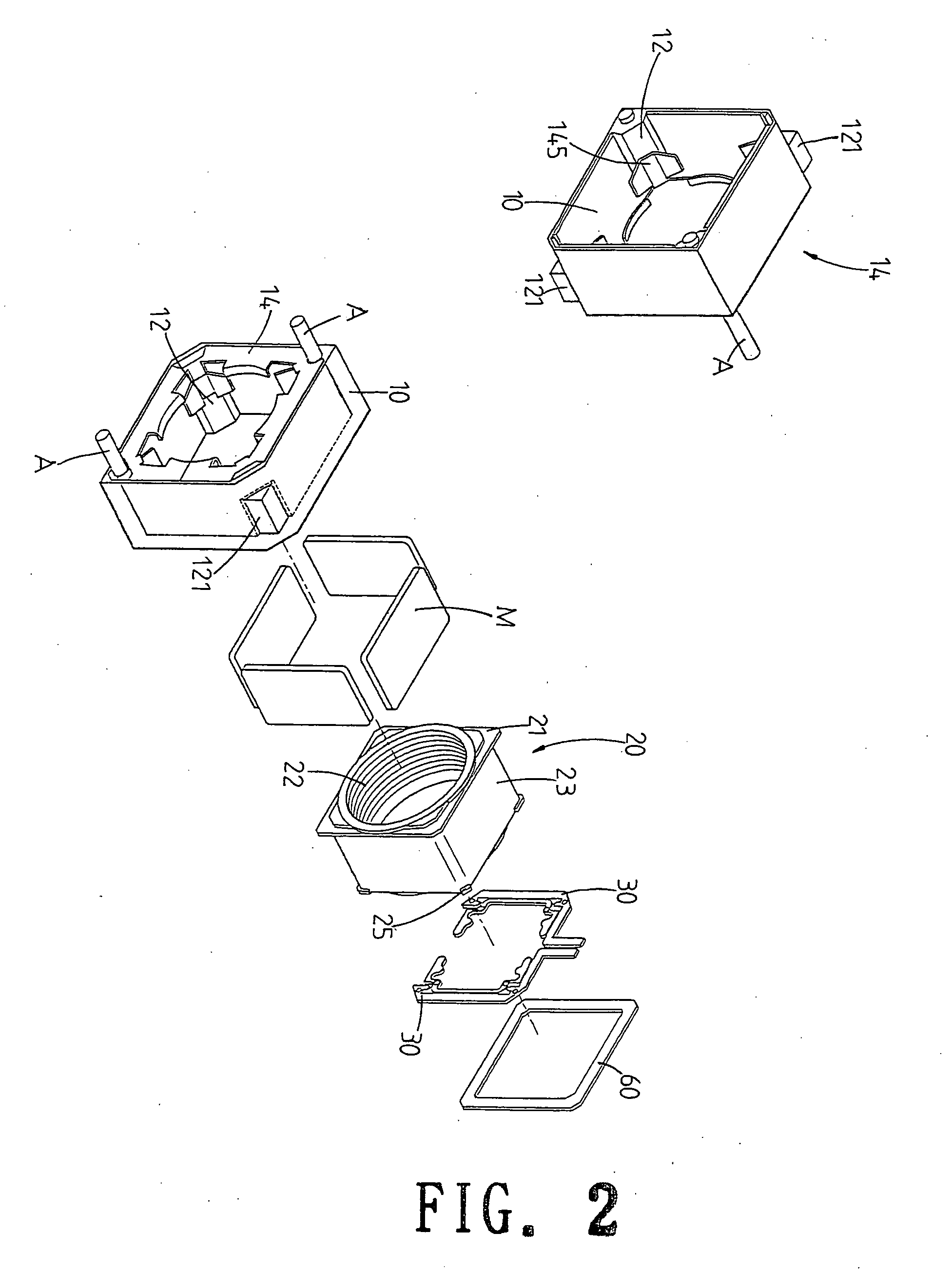 High performance focusing actuator of a voice coil motor