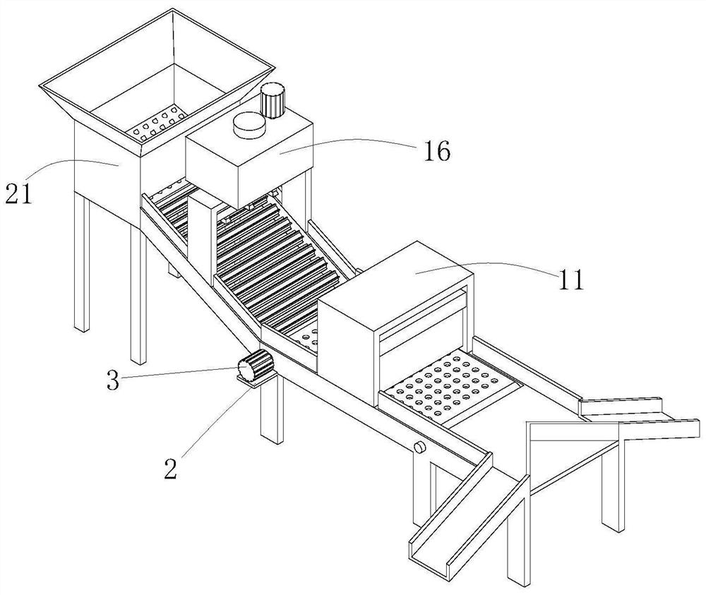 Unfreezing device for sea crab processing