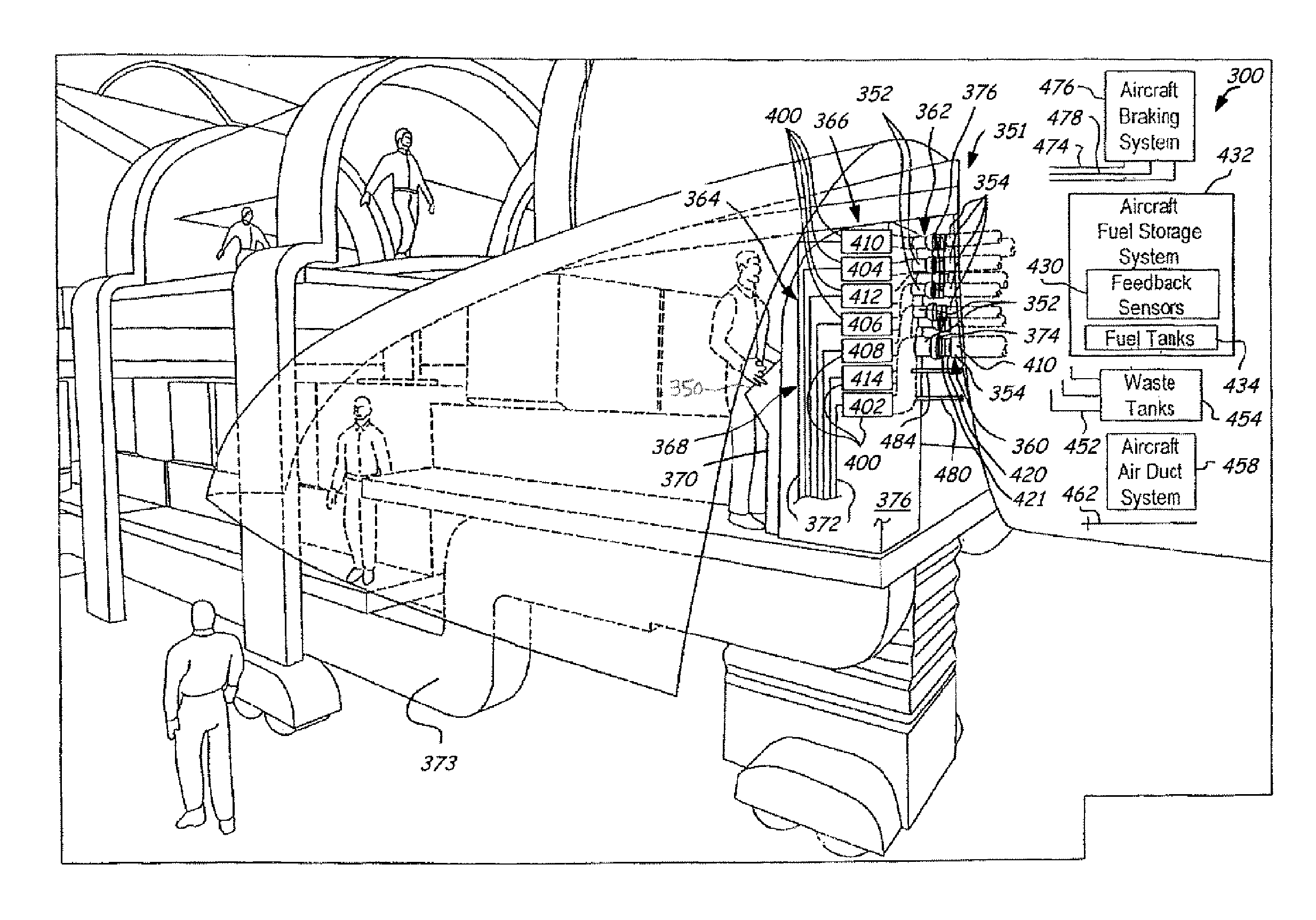 Operational ground support system having automated primary servicing