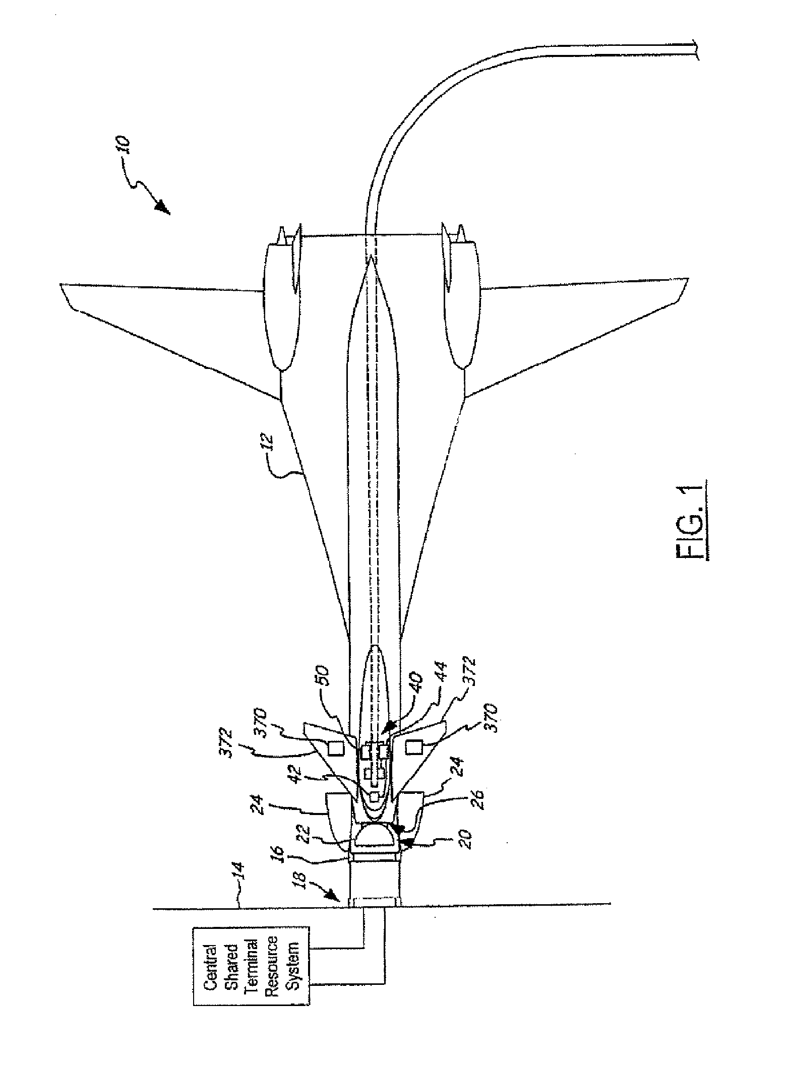 Operational ground support system having automated primary servicing