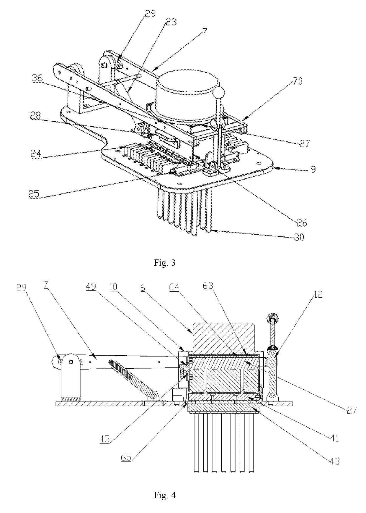Apparatus for full-automatic, ultra-low pressure, fractionation-free and non-destructive extraction of water