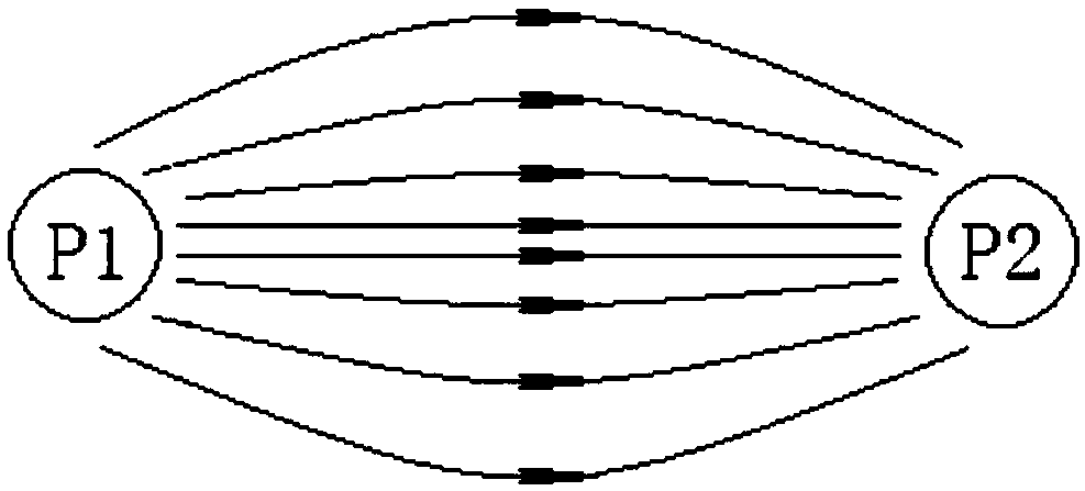 Phase array combined multi-electrode radio-frequency cosmetic instrument forming structure and forming method