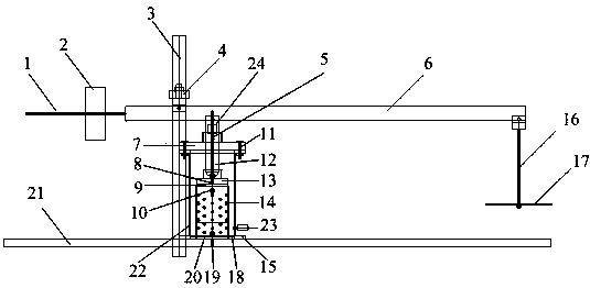 Pre-disintegrating mudstone wetting deformation testing device achieving air tightness