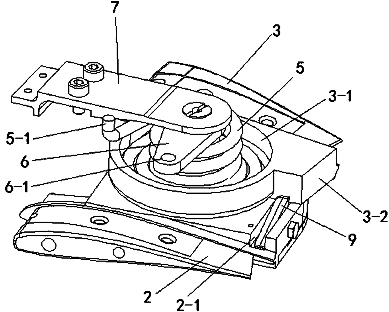 Drone with locking mechanism