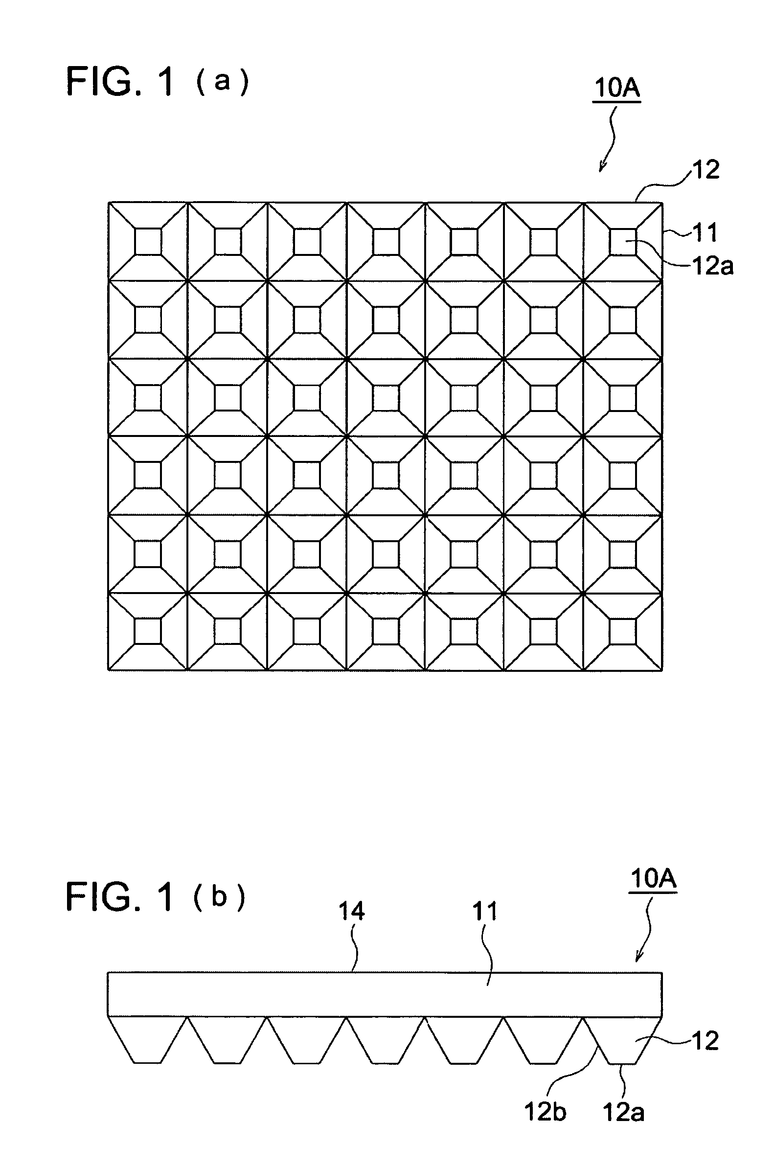 Surface luminous body, manufacturing method of the same, display device and illuminating device using the same