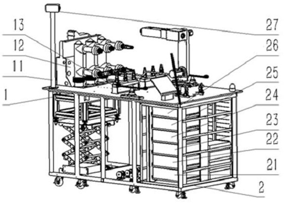 Intelligent testing device for 10kV high-voltage circuit breaker