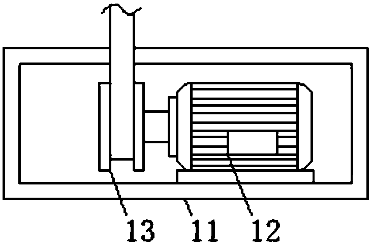 In-pipe electric wire drawing device for building intelligent installation engineering