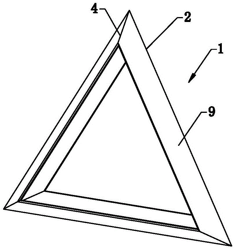 Right angle steel tripod and cone using the same