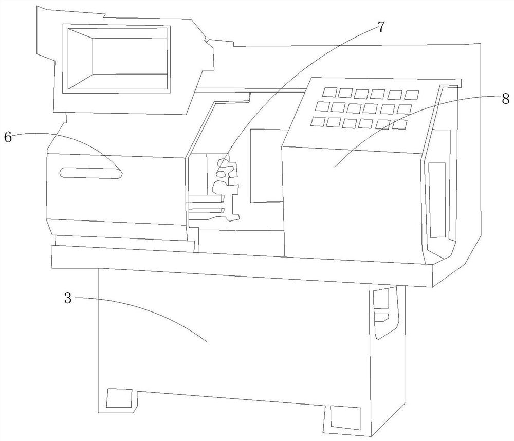 Lamp post garland forming machine tool