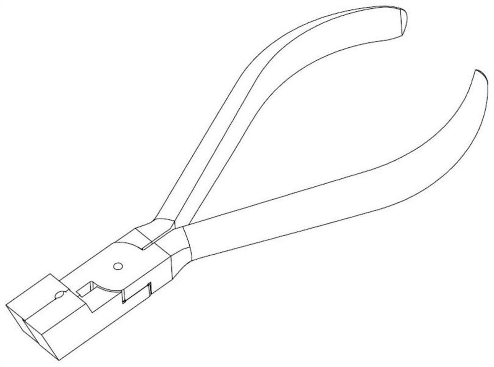 Titanium alloy orthodontic forceps and preparation method thereof