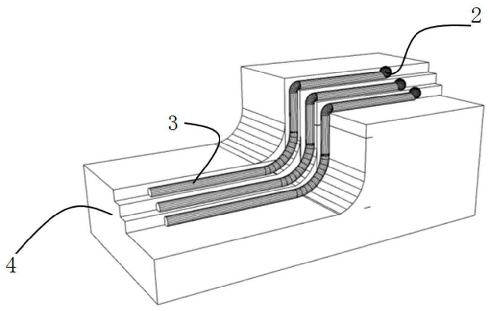 Preparation method of three-dimensional broken line nanowire array vertical field effect transistor