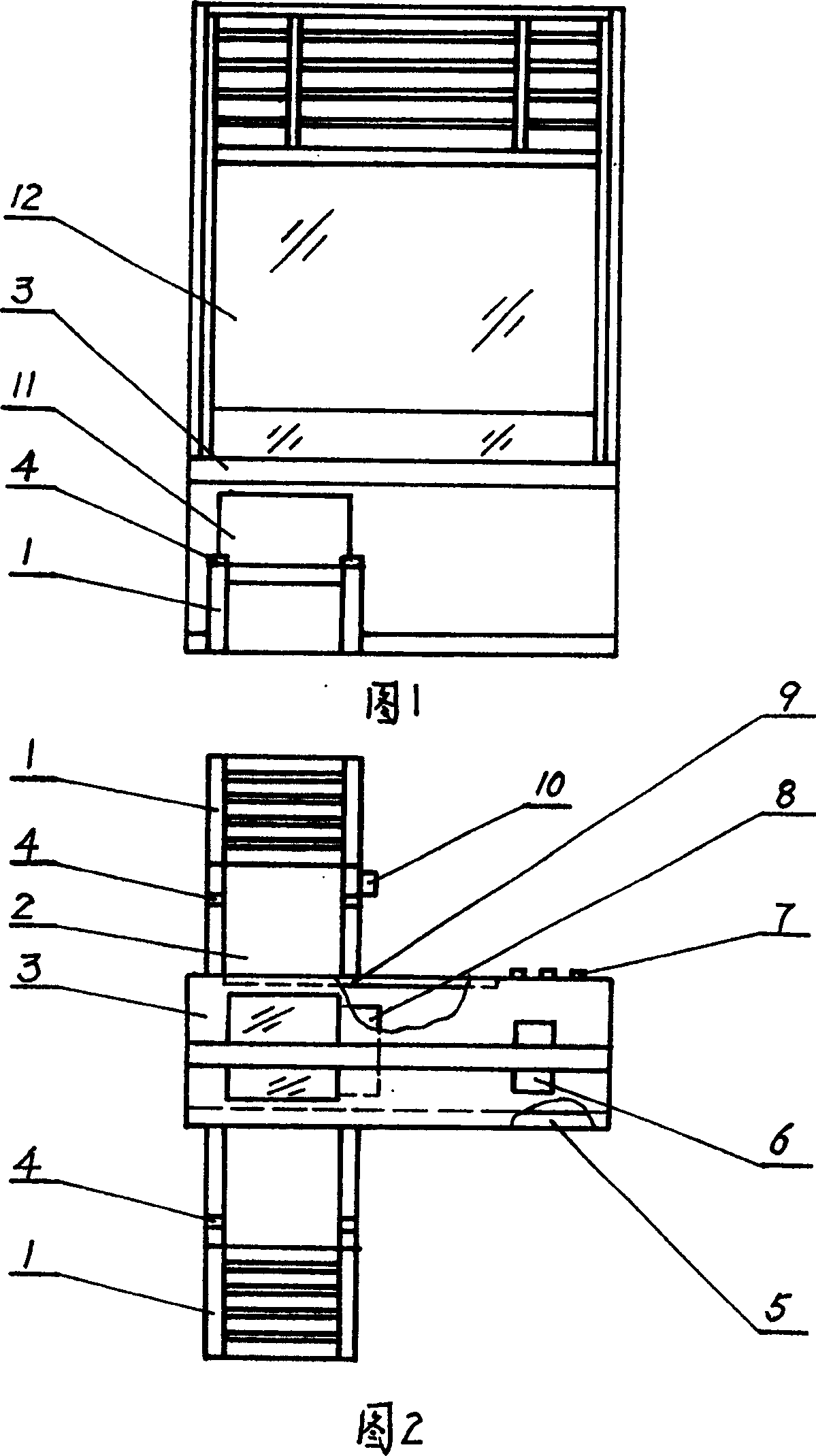 Self-control cabinet style banknote transferrer