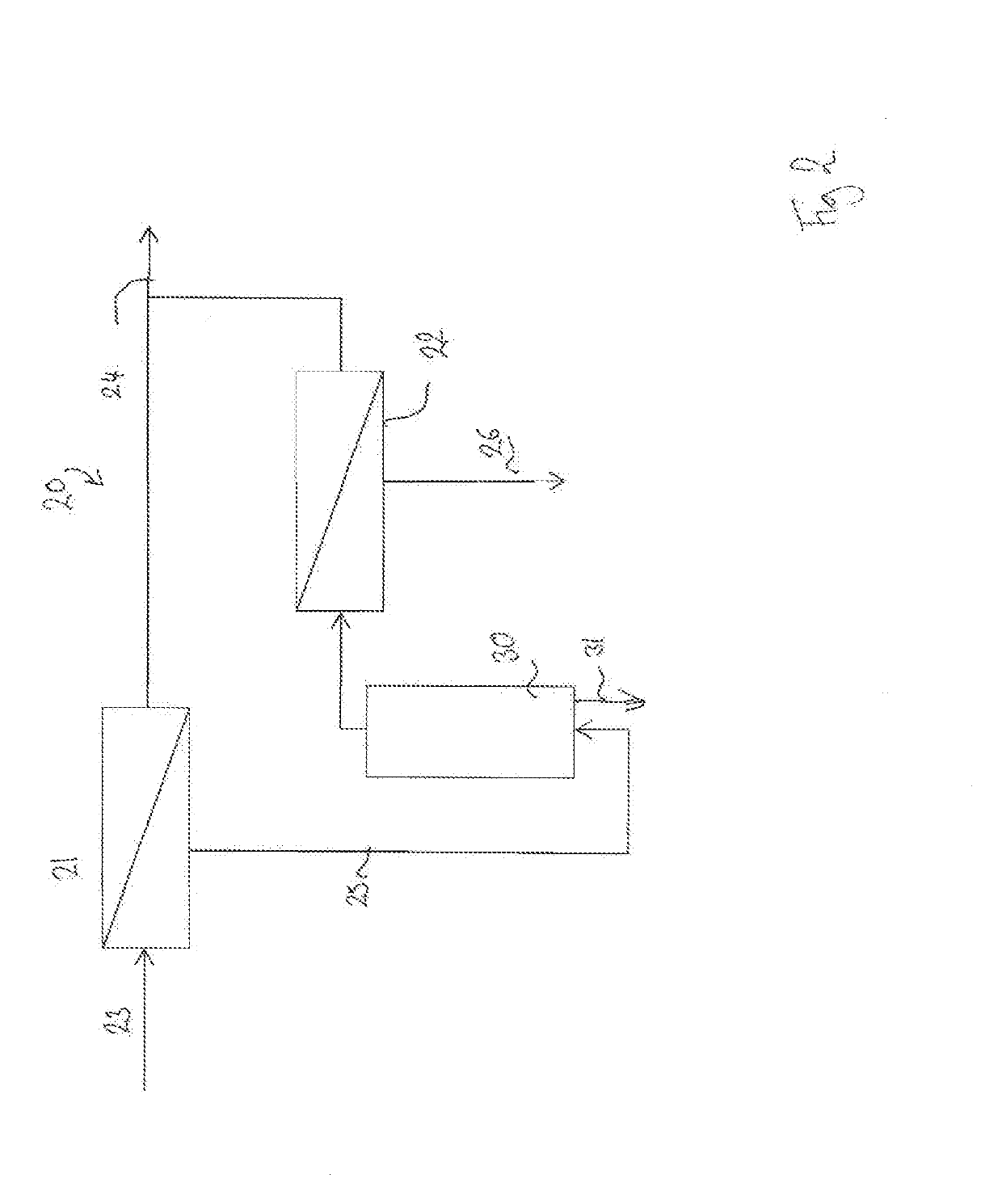 Reverse osmosis system with fluidized bed crystallizer