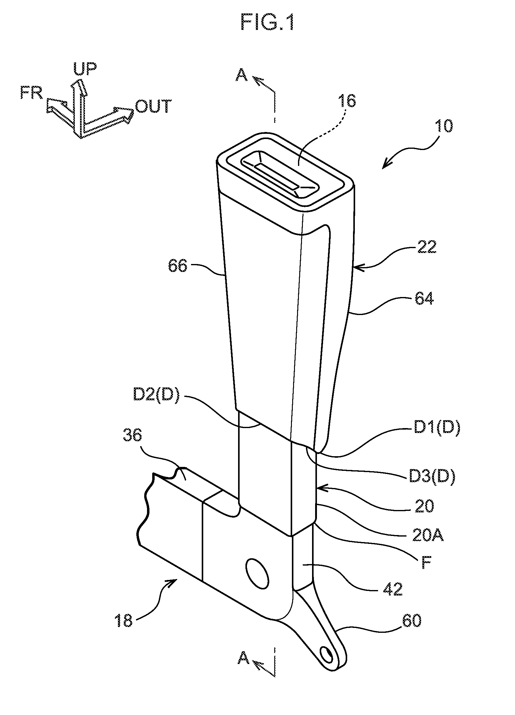 Lift-up buckle device