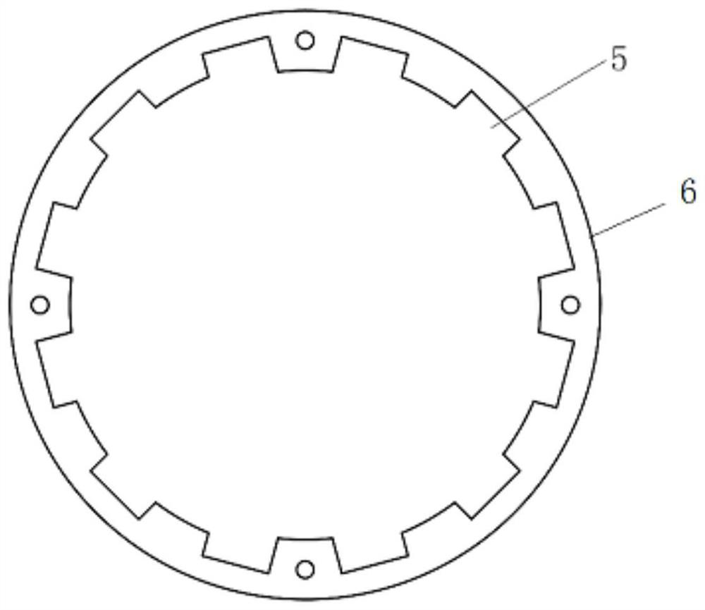 Stator structure of cylindrical linear motor