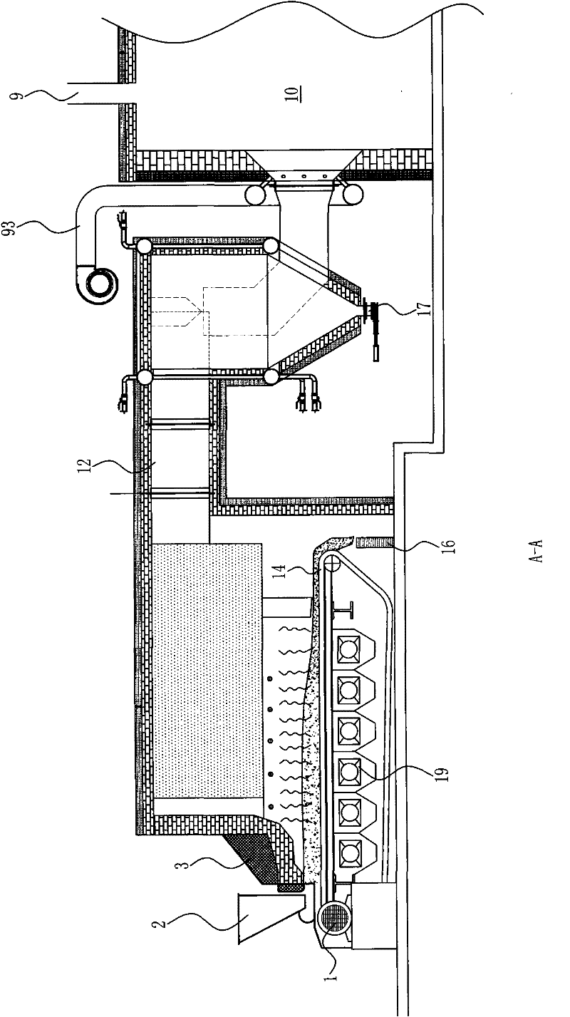 Horizontal mobile grate gasifier