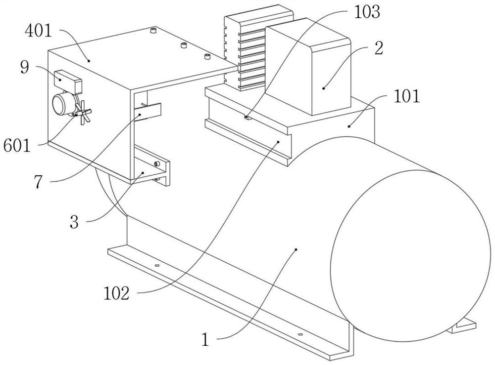 Cooling device of air compressor head and control method of cooling device