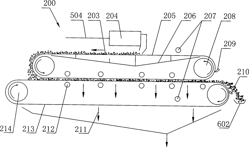 Device and method for dewatering and drying mud under water