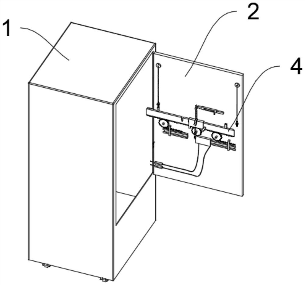 A 6kv high-voltage switchgear mechanical anti-error locking device