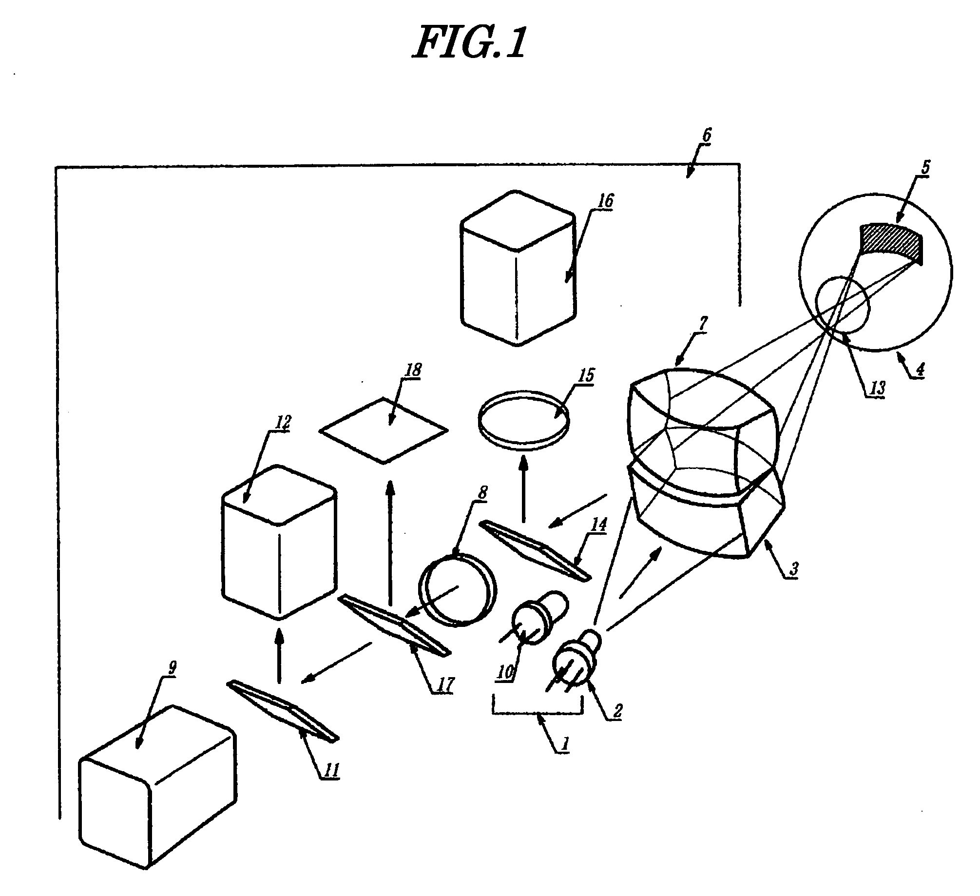 Wide Viewing Angle Ocular Fundus Blood Flow Imaging Device