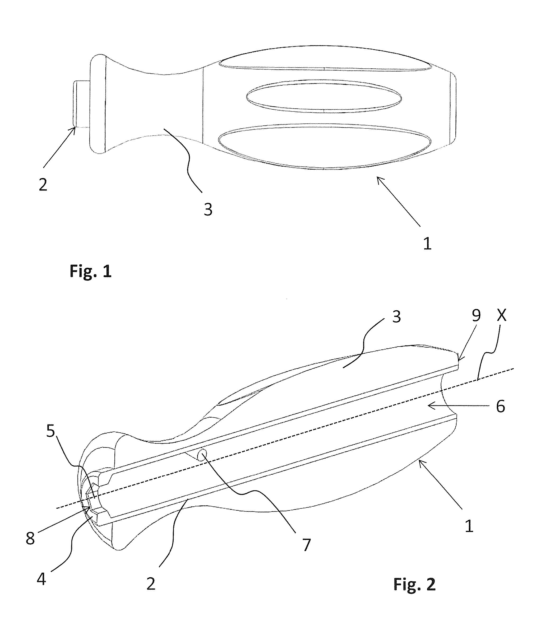 Coupling device for medical instrument or medical power-tool chuck