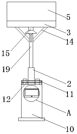 Solar street lamp with function of charging pile for new energy resources