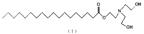 Preparation method of triethanolamine stearate monoester and application of triethanolamine stearate monoester to grinding aiding for talc