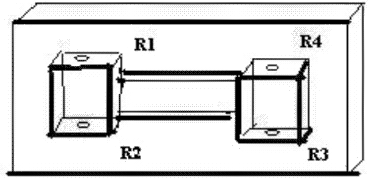 Dynamic electronic mini-size unmanned weighing instrument of double-hole cantilever beam strain gauge