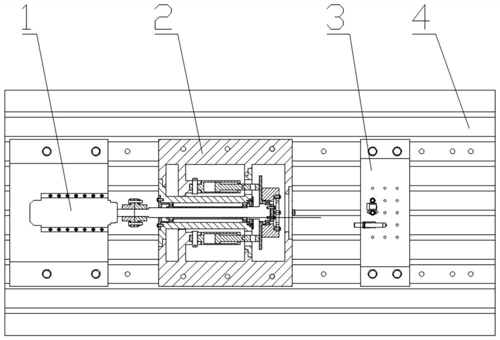 Rolling bearing lubricating oil flow and temperature characteristic test device and test method