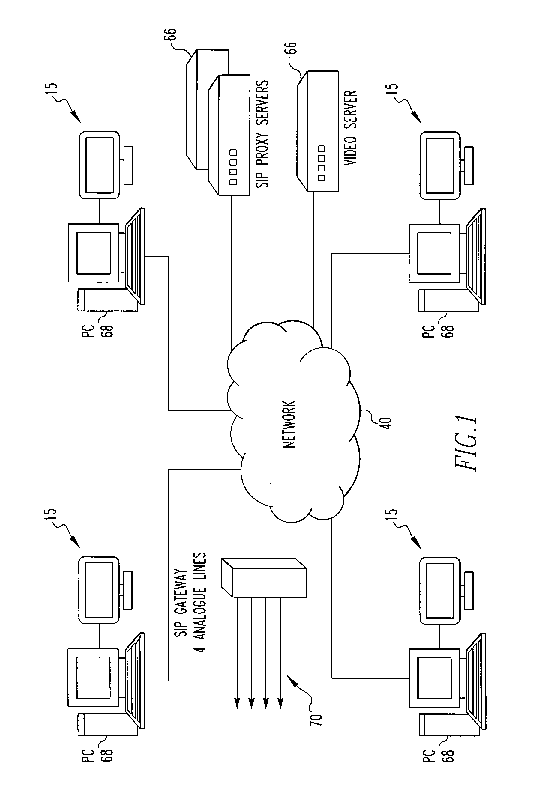 Videophone and method for a video call