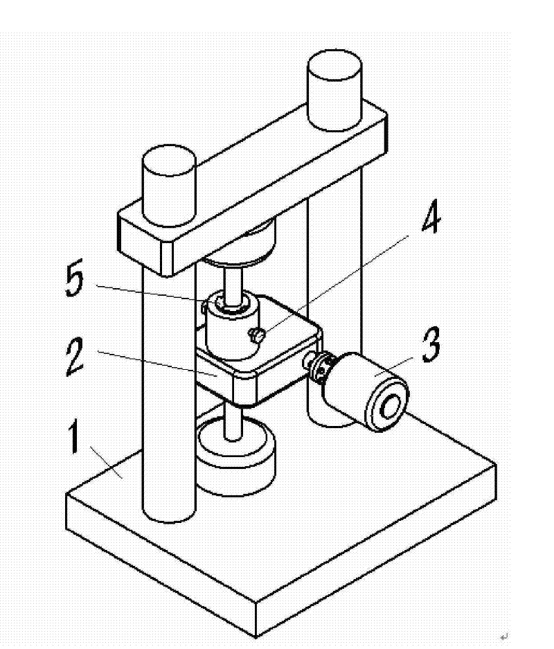 Axial fatigue experimental approach and apparatus for stacking abrasion load