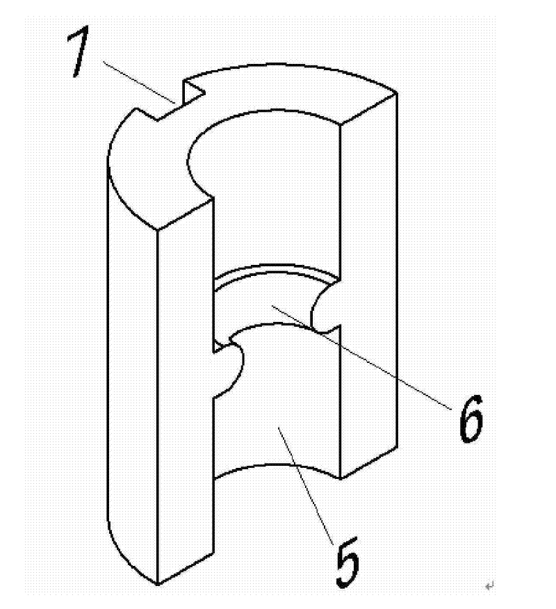 Axial fatigue experimental approach and apparatus for stacking abrasion load