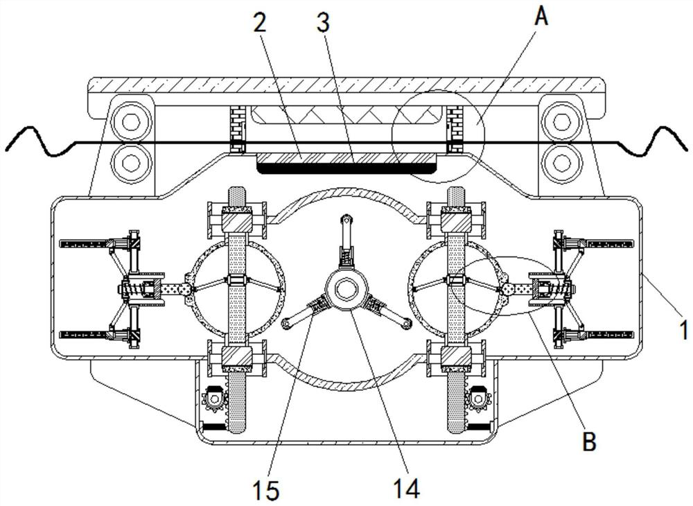 Intelligent manufacturing garment fabric damage detection equipment capable of enhancing detection effect