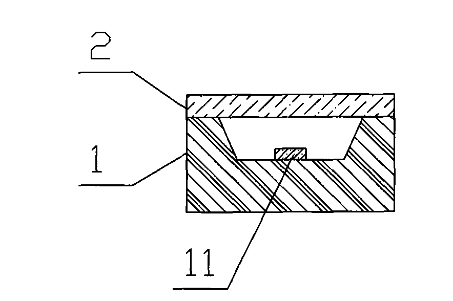 LED light source using optical glass filter