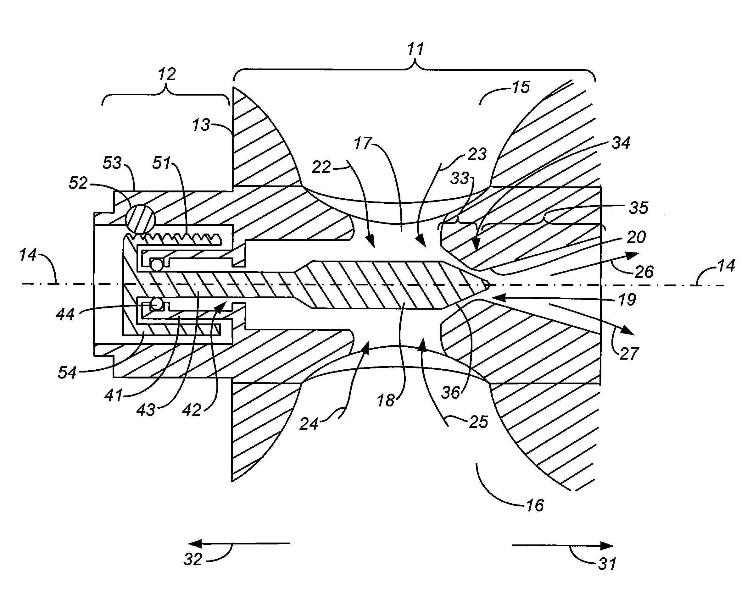 Pintle-controlled propulsion system with external dynamic seal