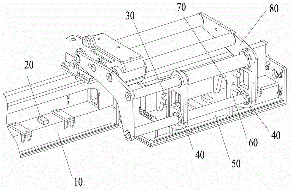 Screed height-difference adjusting device, paver and screed high-difference adjusting method