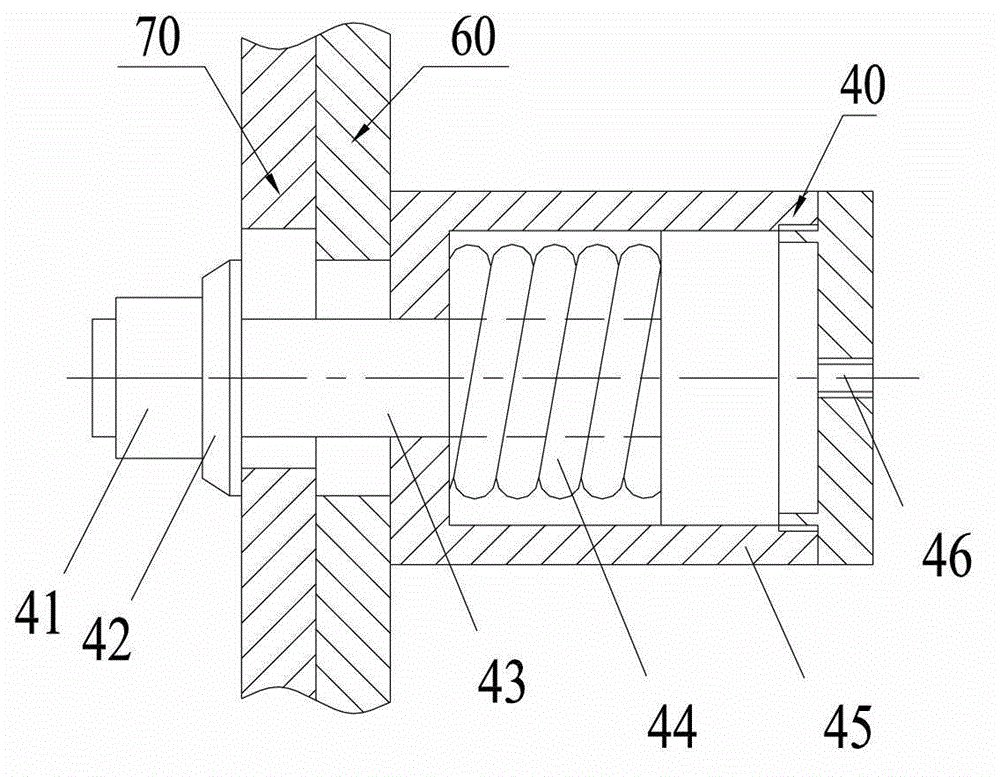 Screed height-difference adjusting device, paver and screed high-difference adjusting method