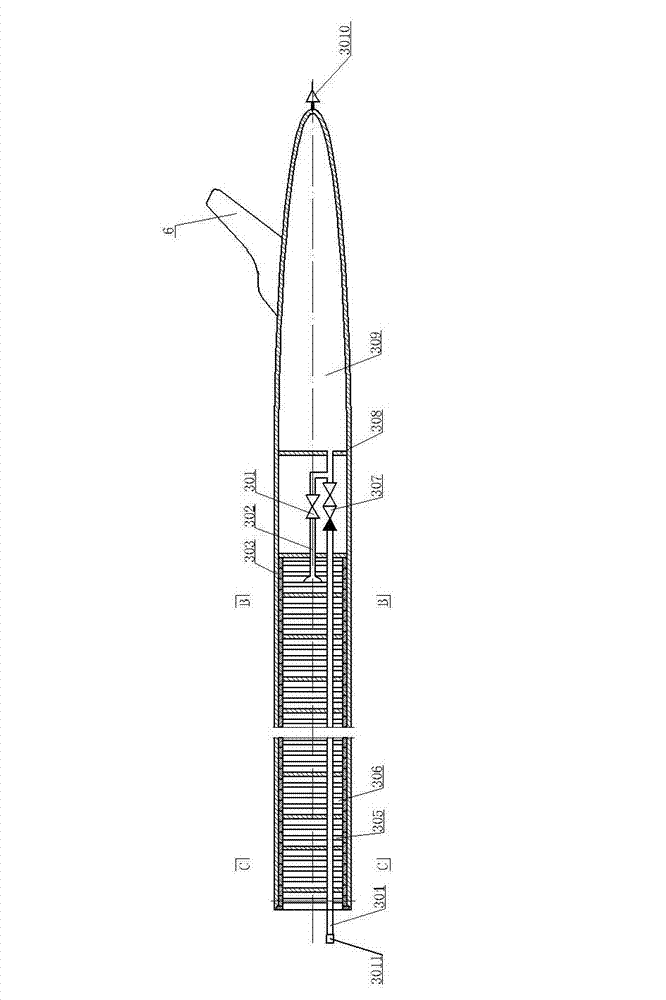 Aircraft launching steam ejection boosting device