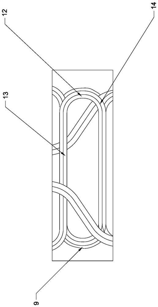 Horizontal combined fuel oil and gas biomass steam generator