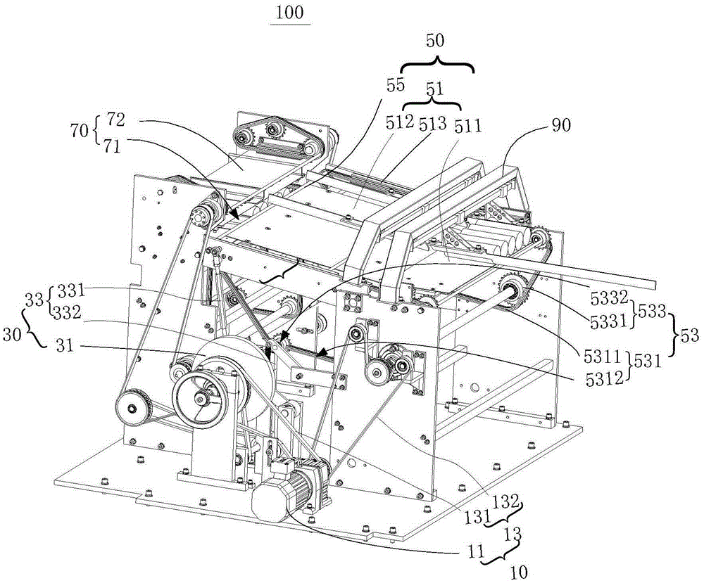 Layered packaging device and layered packaging method
