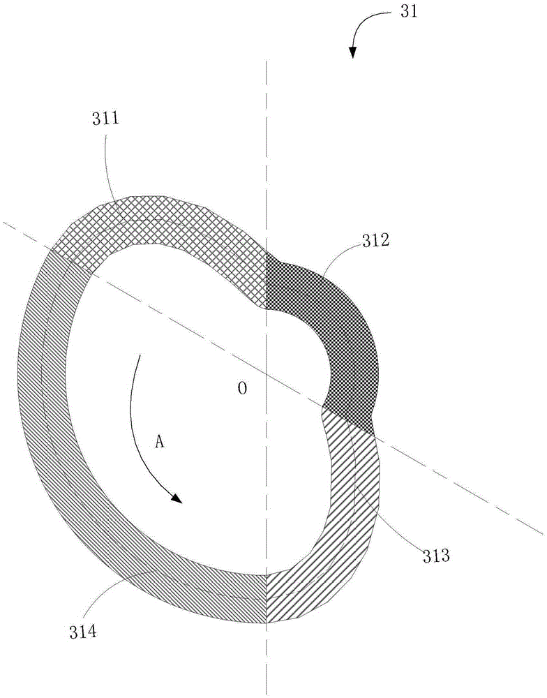 Layered packaging device and layered packaging method