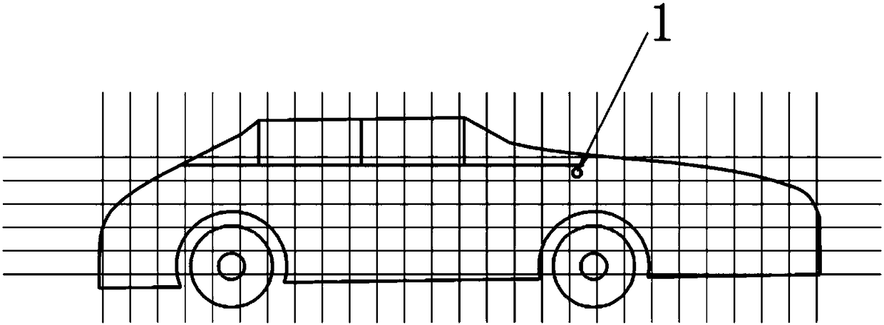Vehicle scratch prompting and evidence taking system